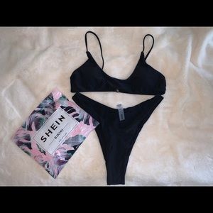 Shein high cut cheeky bikini